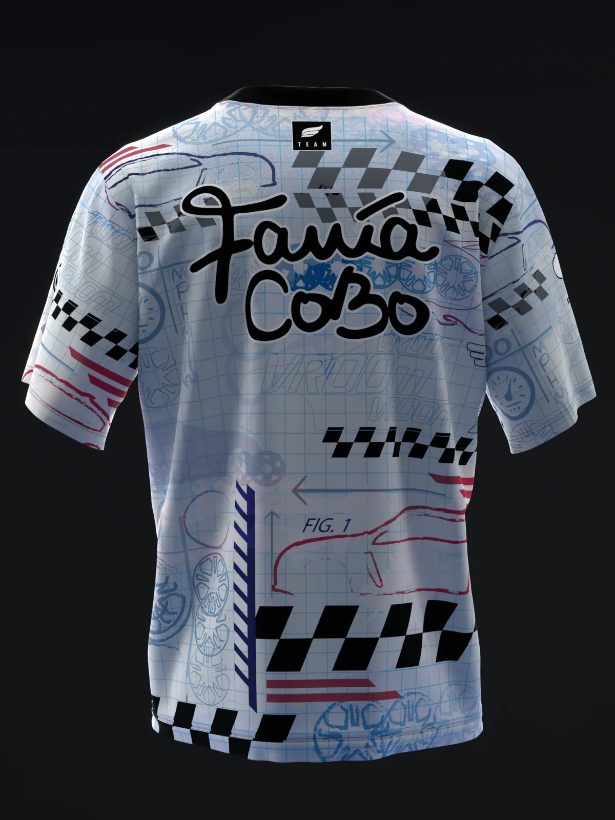 Fania Cobo 2024 - Chevy Sketch - Bowling Jersey - Image 5