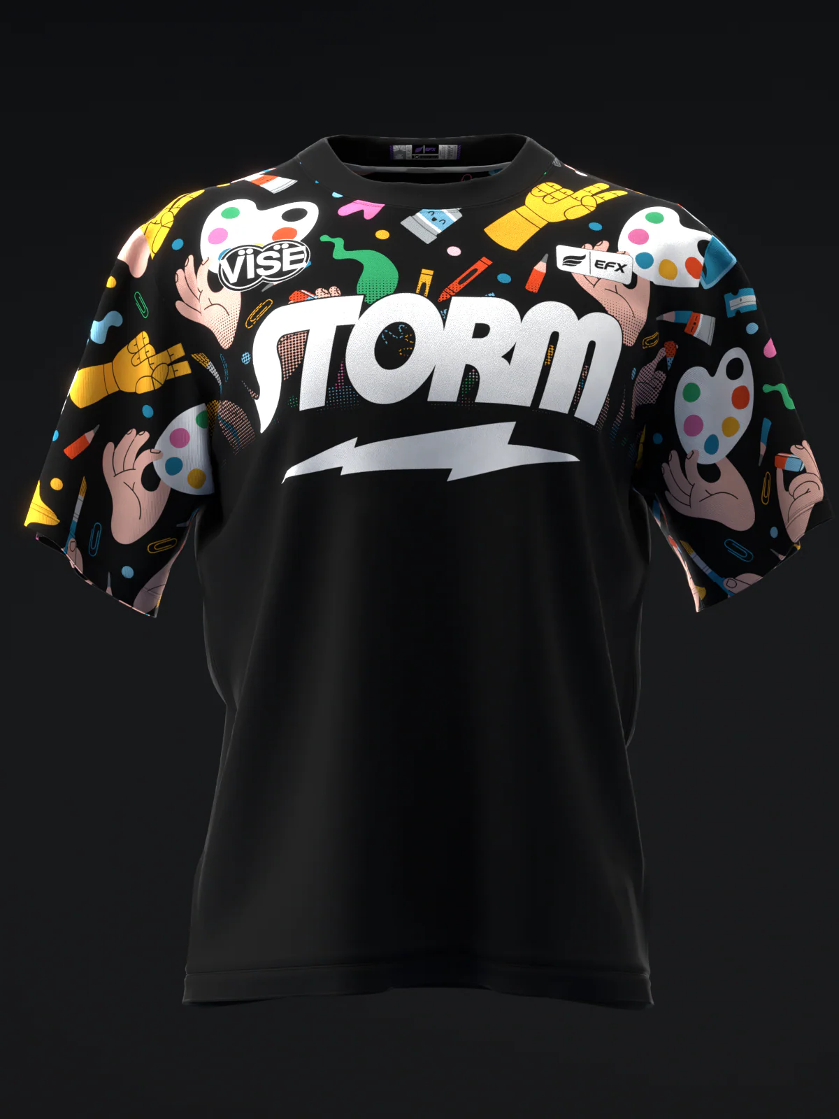 Fania Cobo 2026 - Abstract Ec - Bowling Jersey - Image 2