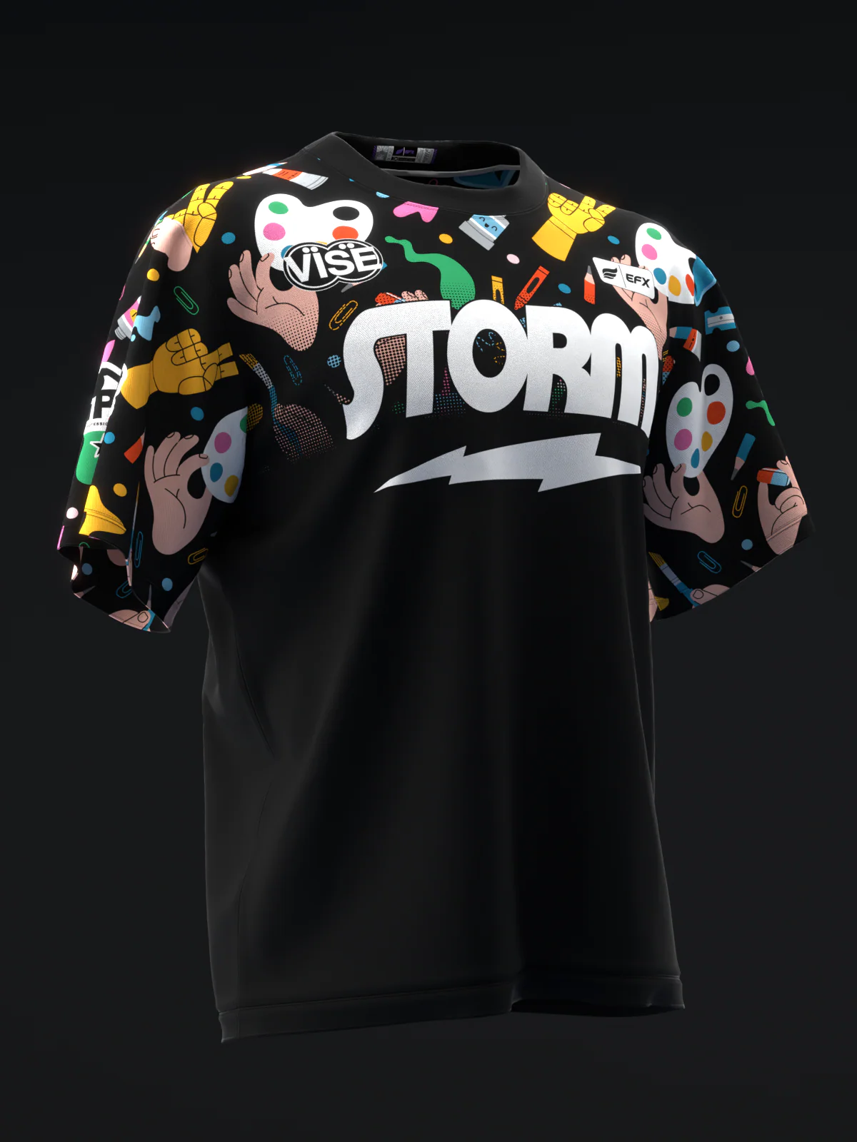 Fania Cobo 2026 - Abstract Ec - Bowling Jersey - Image 3