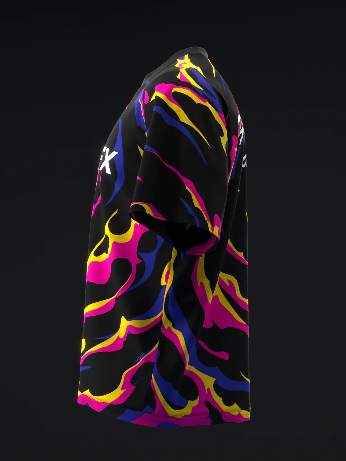 Fantasy - Pink Purple Gold - Bowling Jersey - Image 6