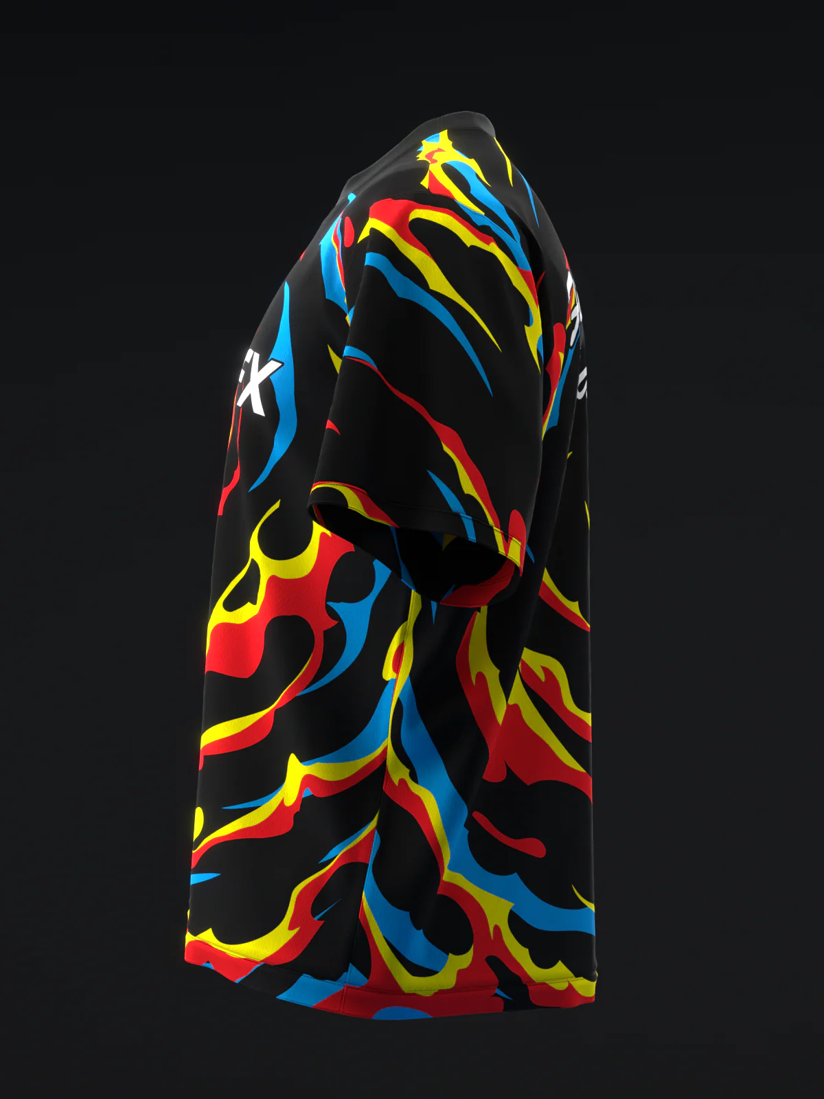 Fantasy - Red Blue Yellow - Bowling Jersey - Image 6