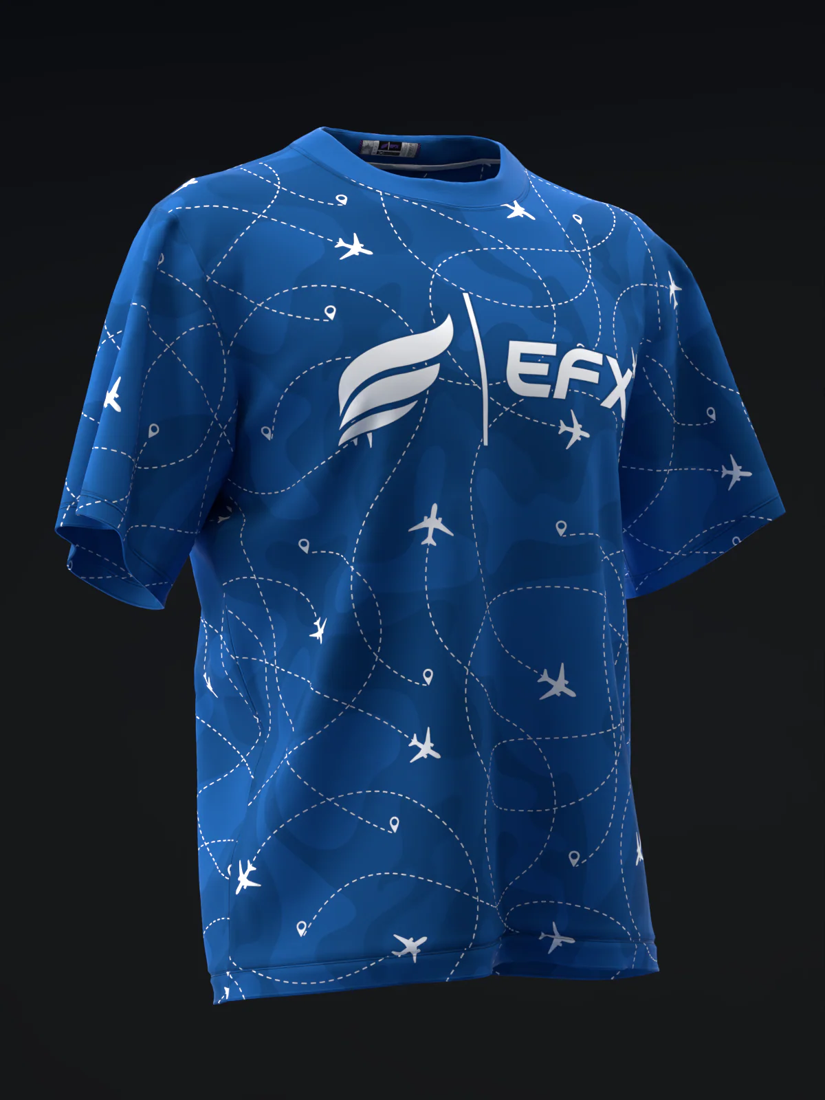 Final Boarding - Blue - Bowling Jersey - Image 3