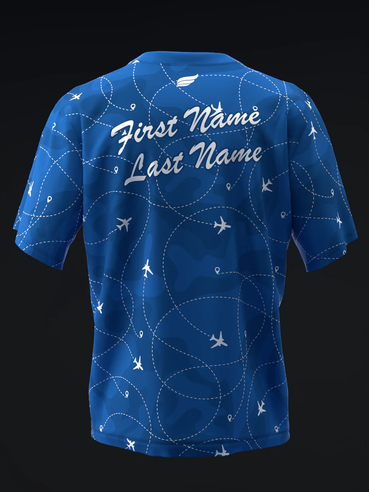 Final Boarding - Blue - Bowling Jersey - Image 5