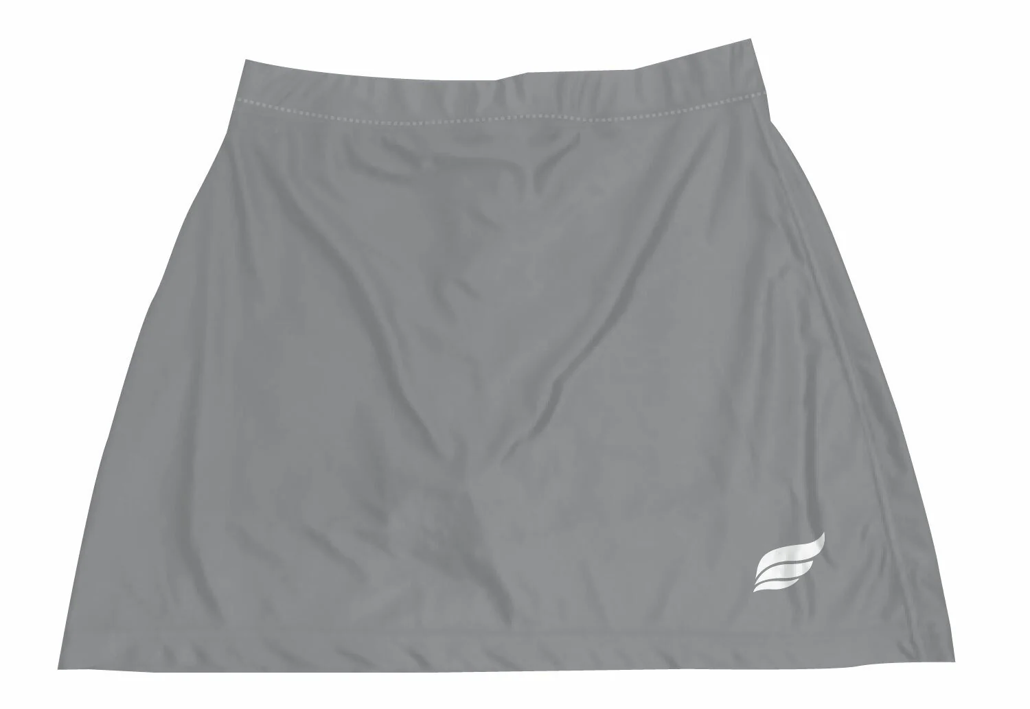 Flatband Bowling Skort - Medium Gray
