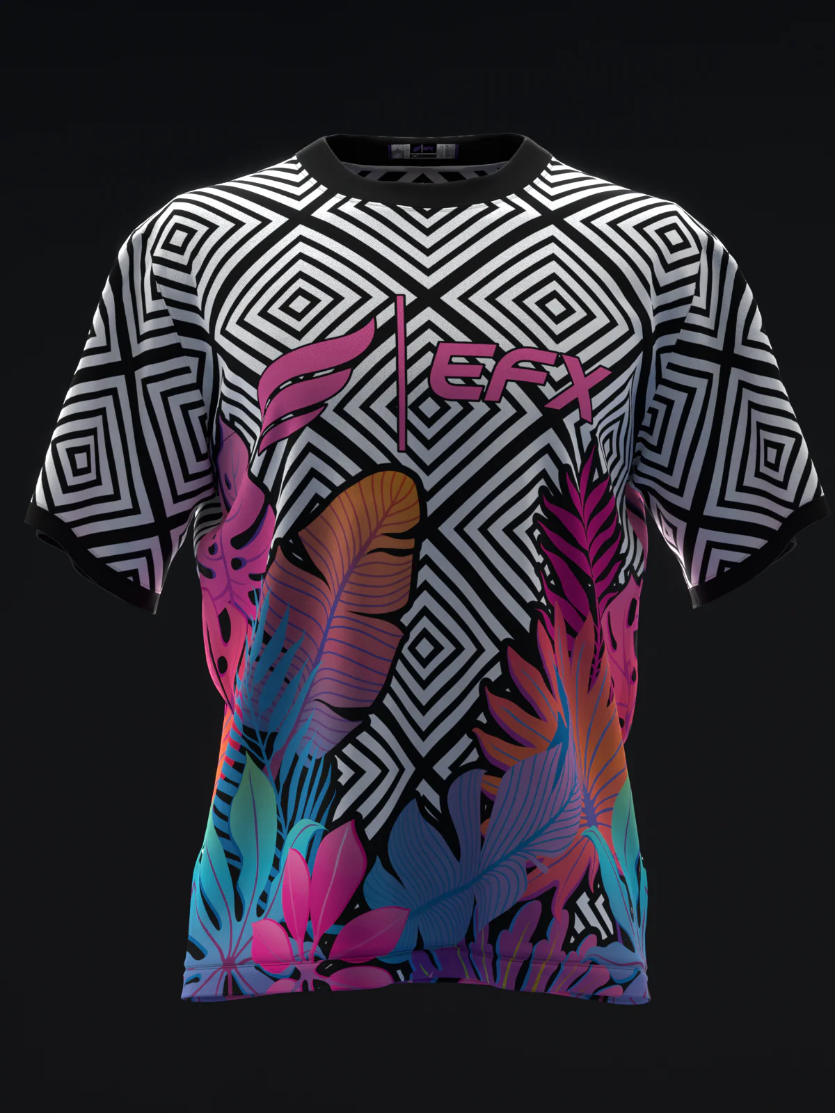 Florallusion - Vibrant - Bowling Jersey - Image 2