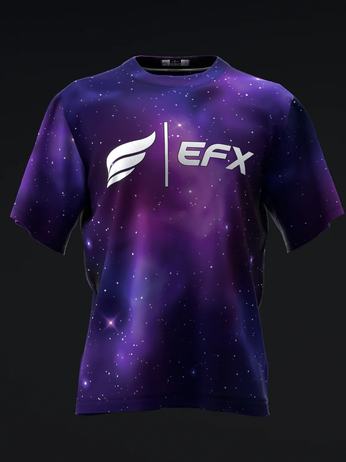 Galaxy - Purple - Bowling Jersey - Image 2