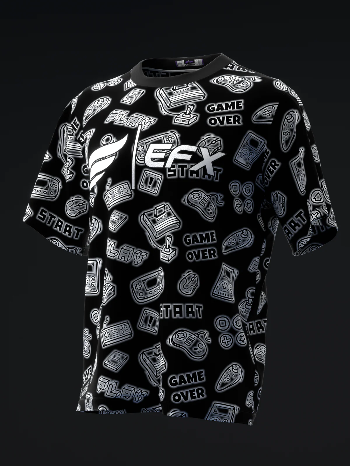 Game Over - Black - Bowling Jersey