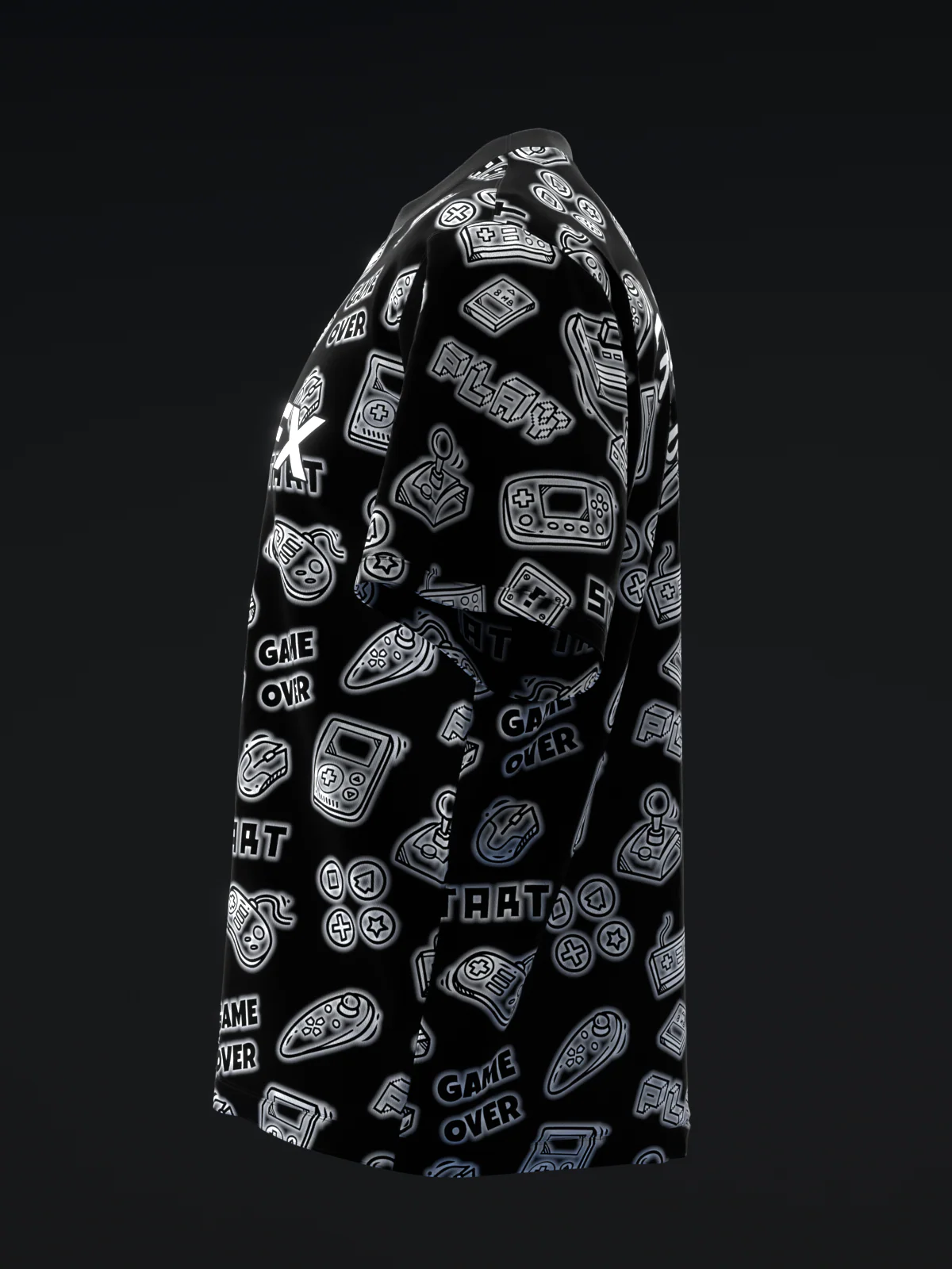 Game Over - Black - Bowling Jersey - Image 6
