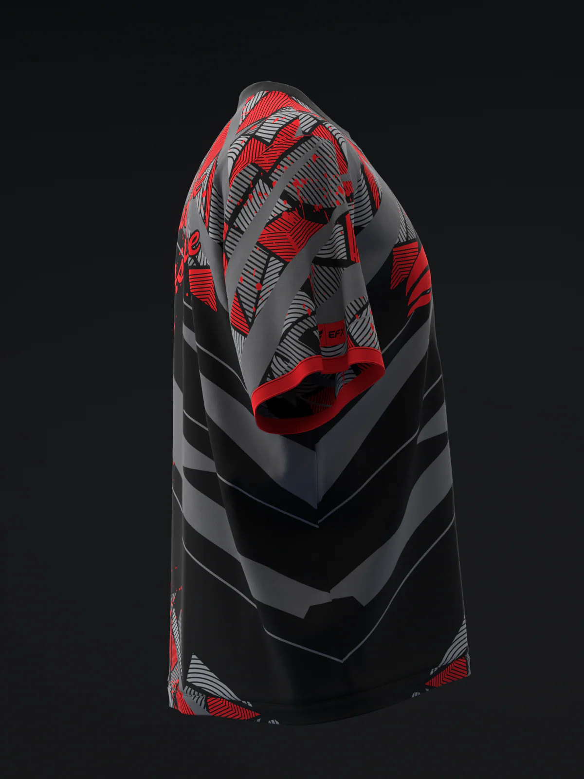 Glatter - Black Red - Bowling Jersey - Image 4