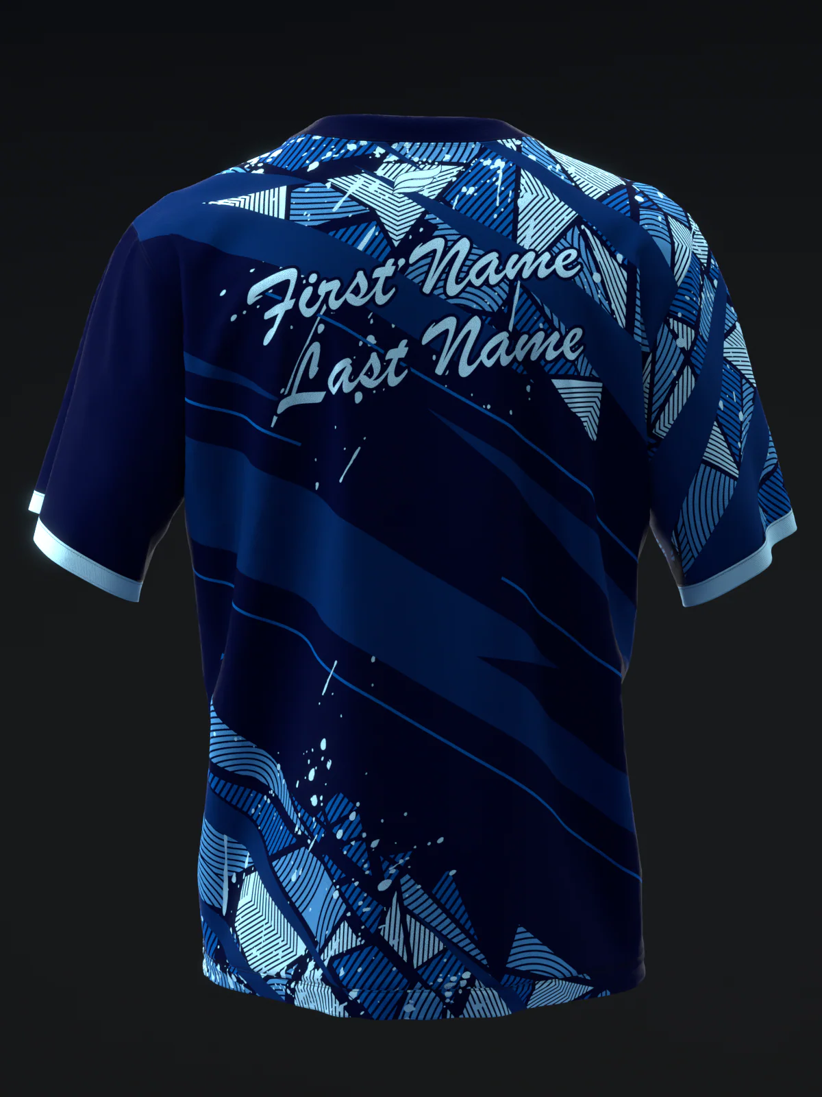 Glatter - Navy Blue - Bowling Jersey - Image 5