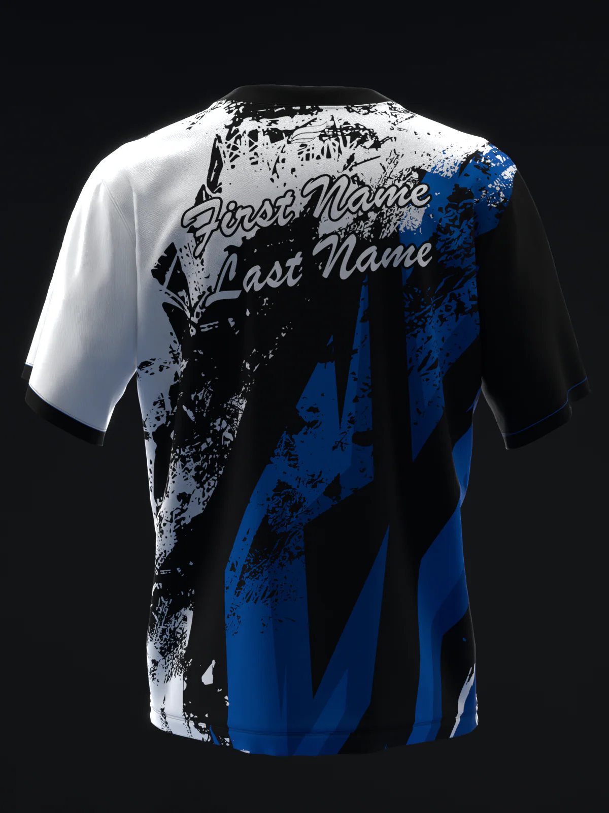 Grikes - Black White Blue - Bowling Jersey - Image 5