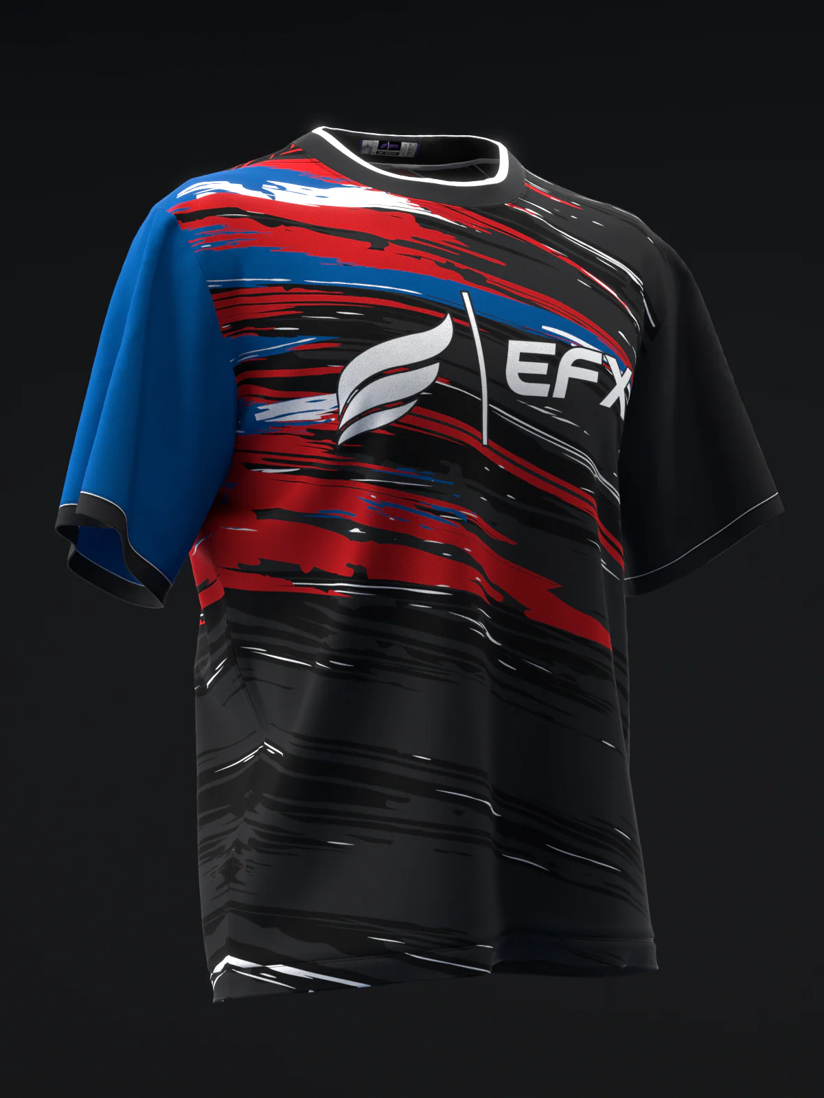 Hikari - Red Blue - Bowling Jersey - Image 3