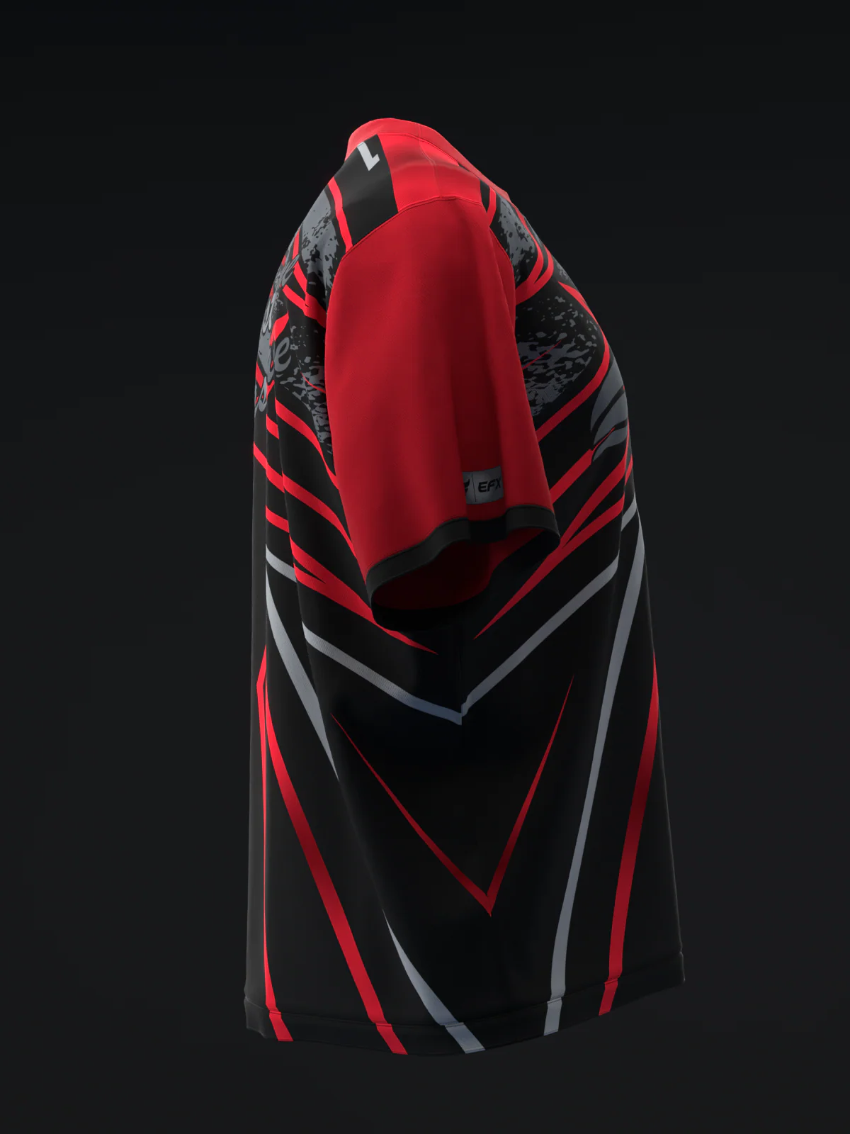 Grange - Charcoal Red - Bowling Jersey - Image 4