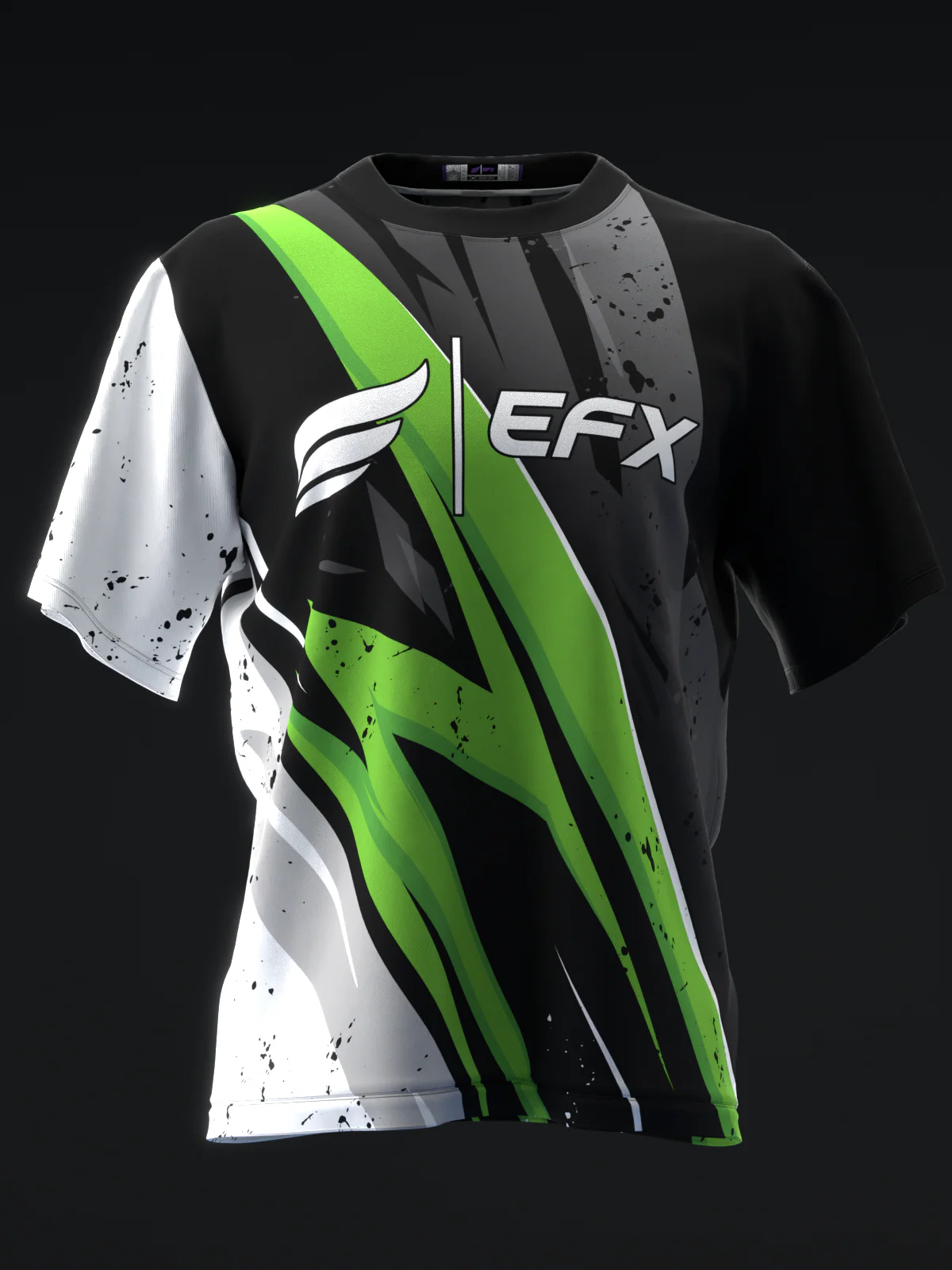 ISST Splice - Black White Green - Bowling Jersey - Image 2