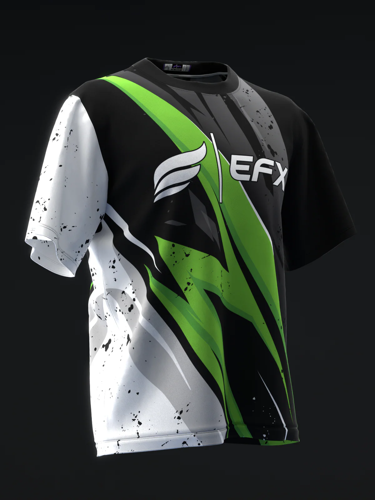 ISST Splice - Black White Green - Bowling Jersey - Image 3