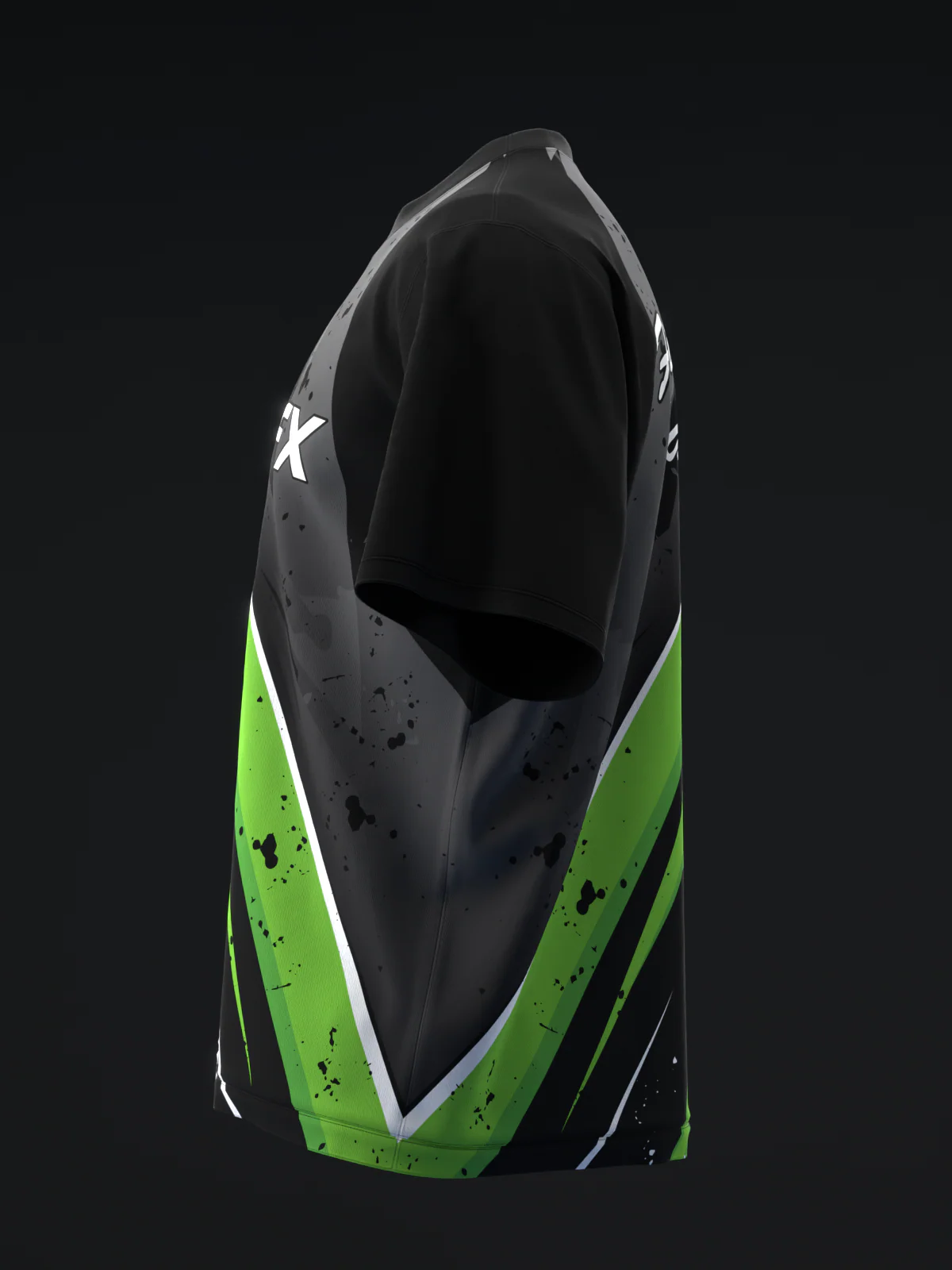 ISST Splice - Black White Green - Bowling Jersey - Image 6