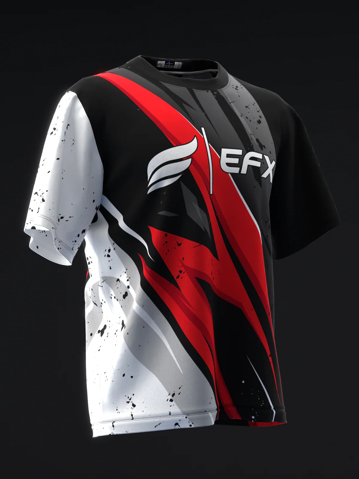 ISST Splice - Black White Red - Bowling Jersey - Image 3