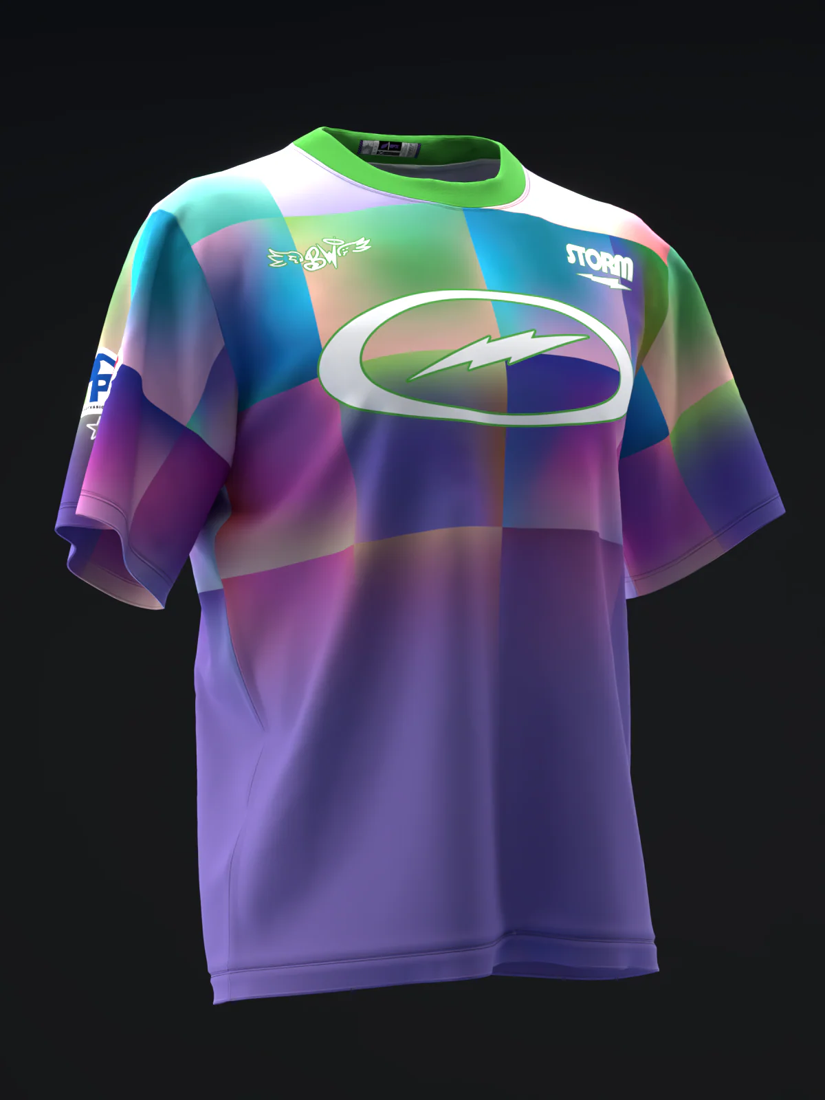 Jodi Woessner 2026 - Abstract Squares PG - Bowling Jersey - Image 3