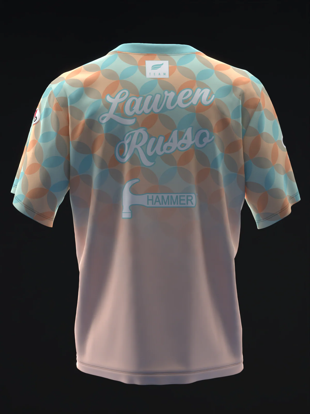 Lauren Russo 2026 - Geo Retro Pastel - Bowling Jersey - Image 5