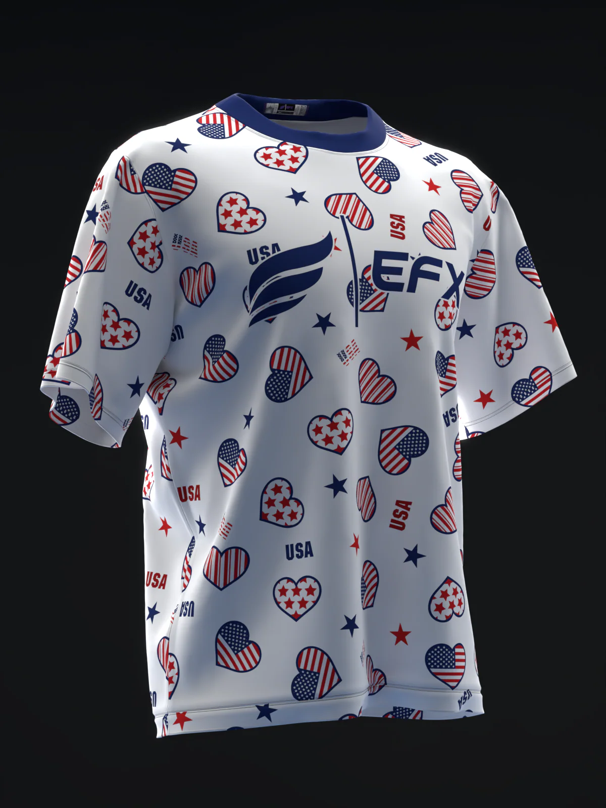 Liberty Love - RWB - Bowling Jersey - Image 3