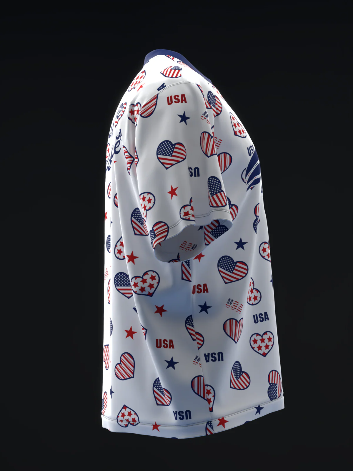 Liberty Love - RWB - Bowling Jersey - Image 4