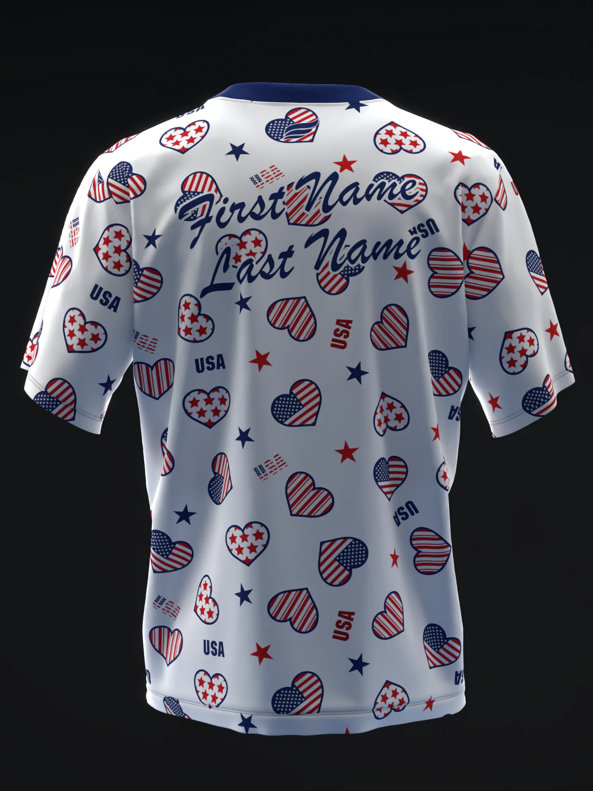 Liberty Love - RWB - Bowling Jersey - Image 5