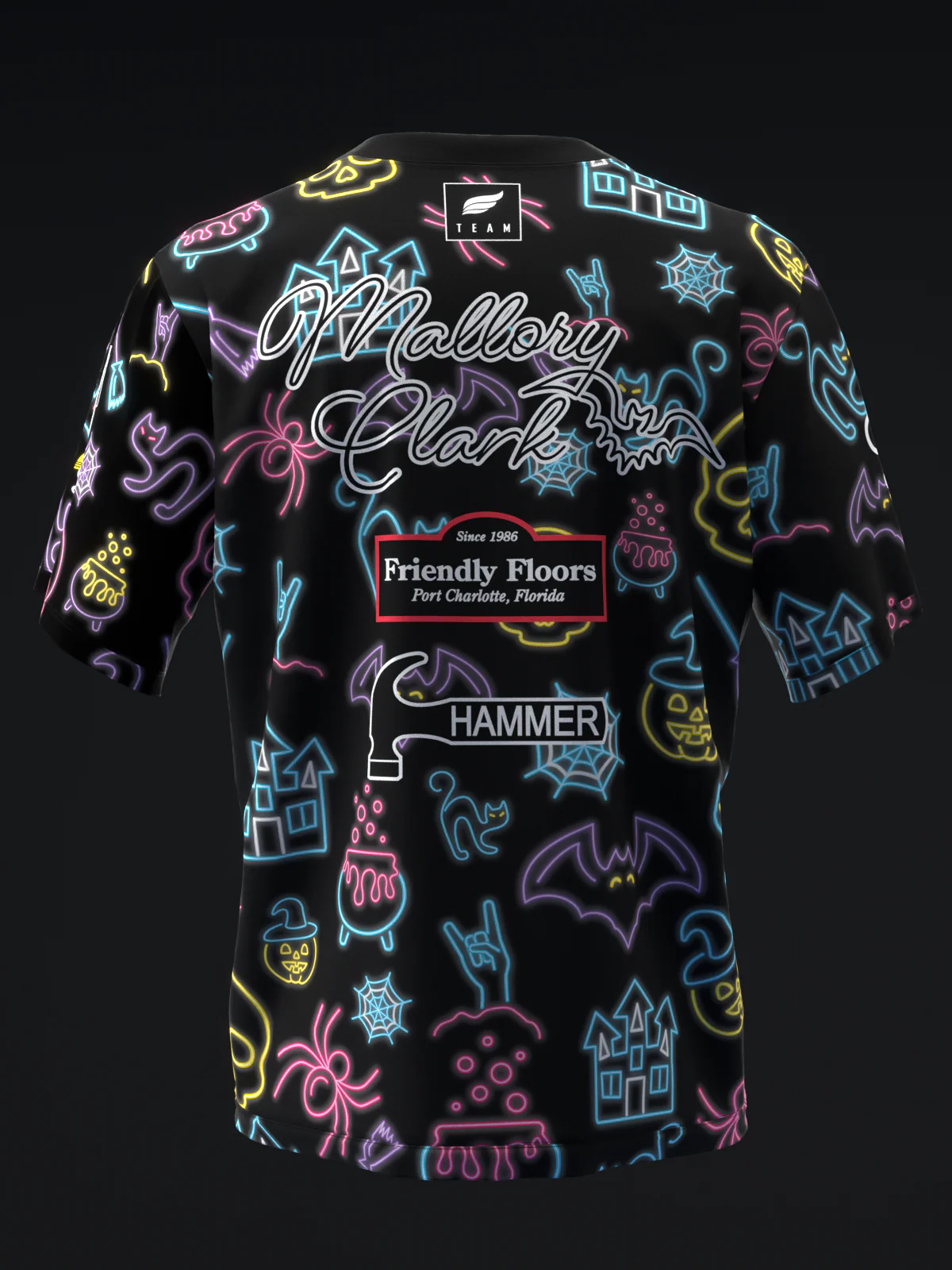 Mallory Clark 2025 - Halloween Glow - Bowling Jersey - Image 5