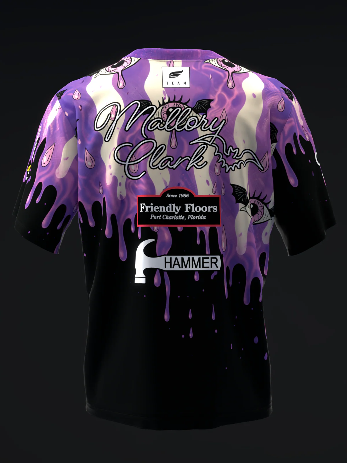 Mallory Clark 2026 - Drip Eyes - Bowling Jersey - Image 5