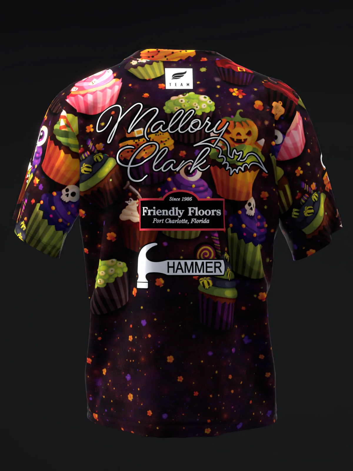 Mallory Clark 2026 - Halloween Cupcake - Bowling Jersey - Image 5