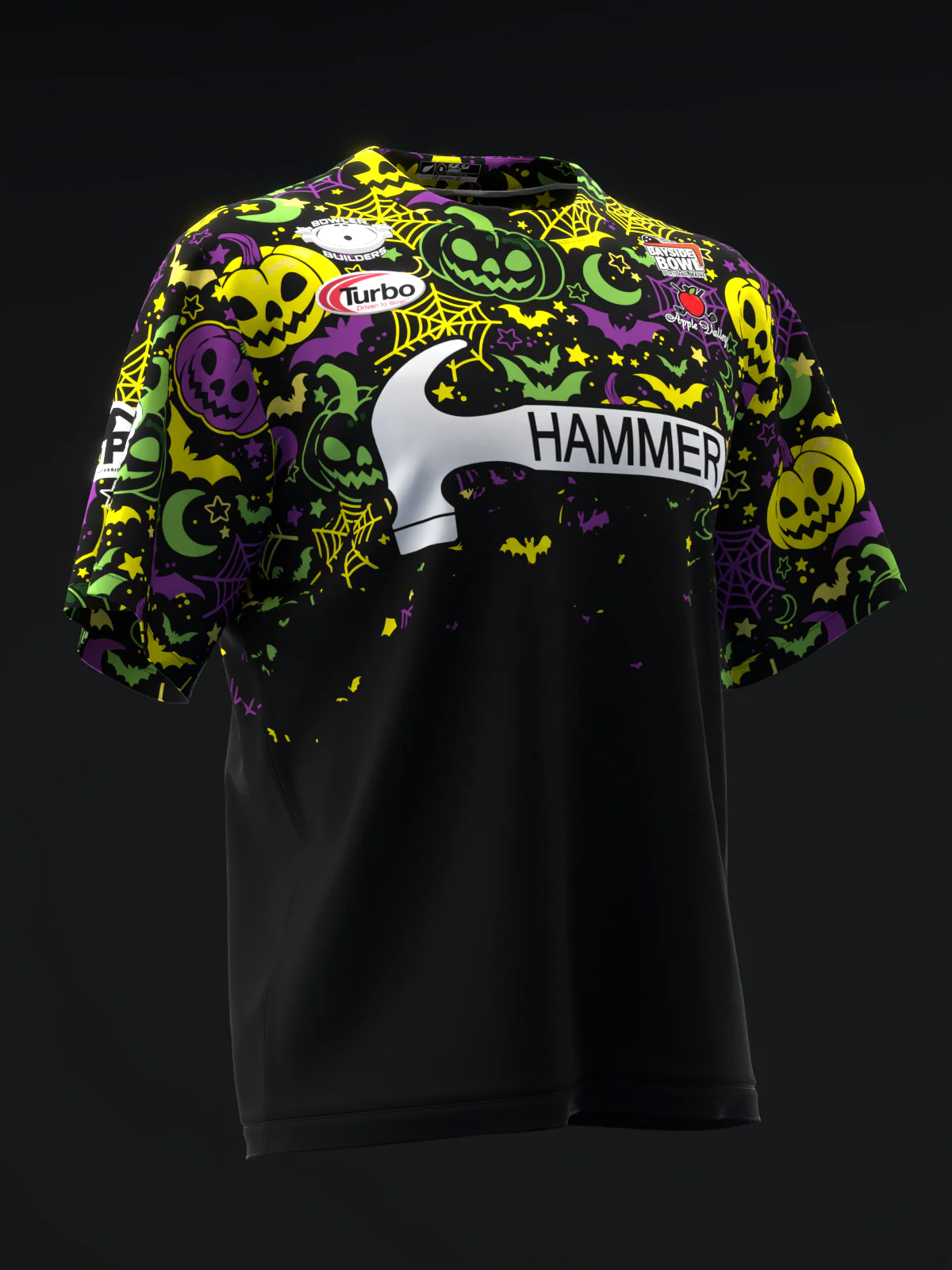 Mallory Clark 2026 - Halloween Emoticon - Bowling Jersey - Image 3