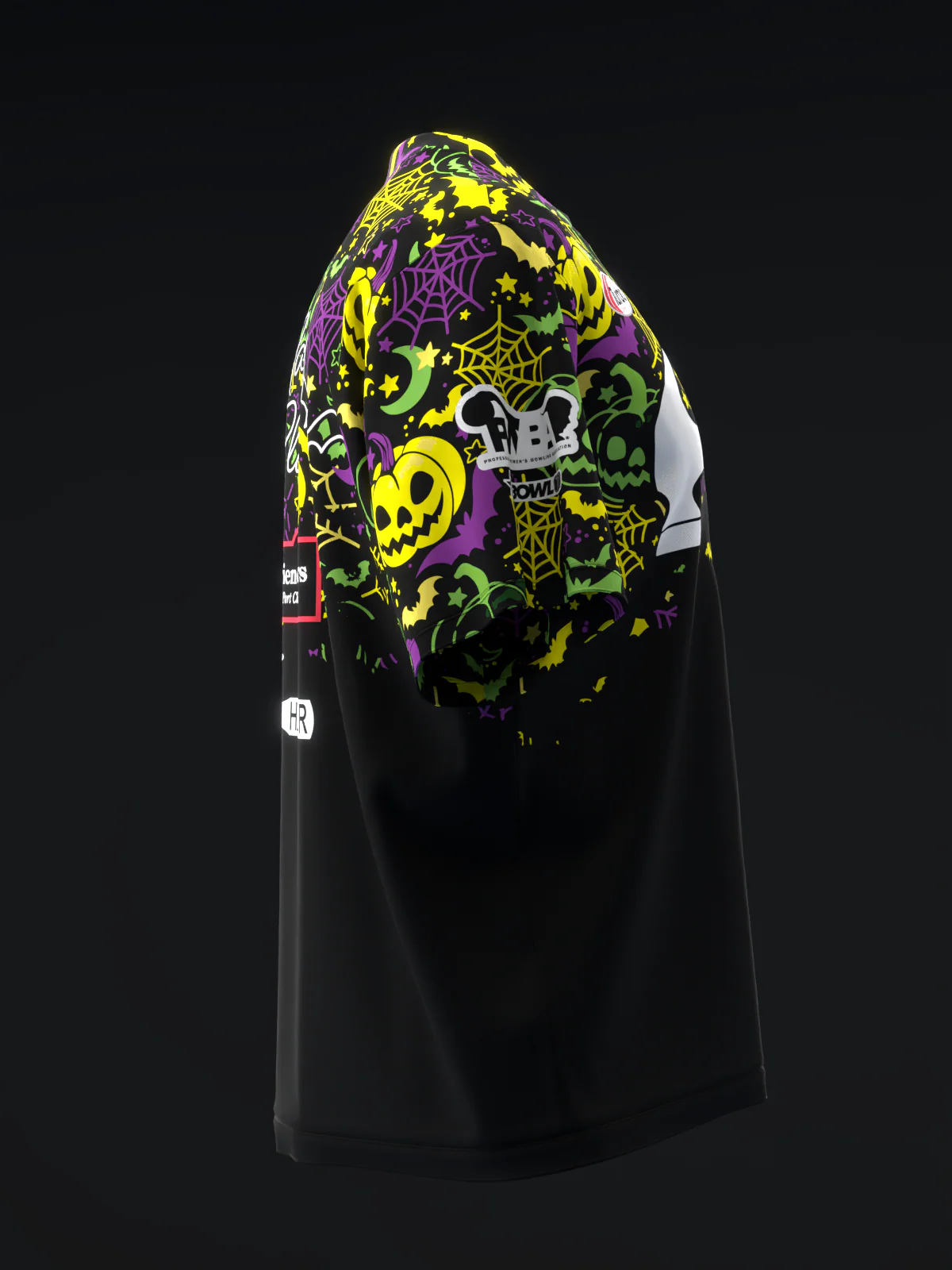 Mallory Clark 2026 - Halloween Emoticon - Bowling Jersey - Image 4