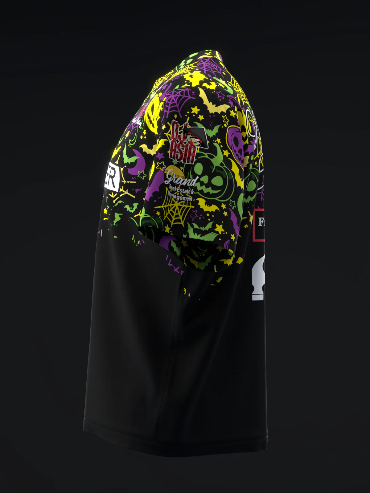 Mallory Clark 2026 - Halloween Emoticon - Bowling Jersey - Image 6