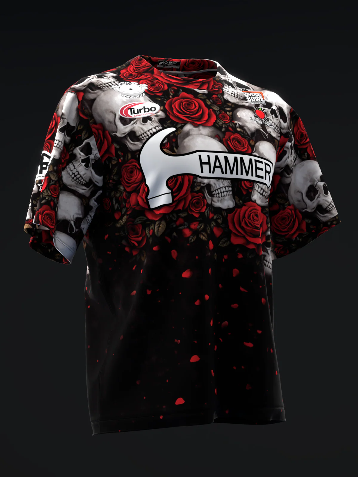 Mallory Clark 2026 - Skull Roses - Bowling Jersey - Image 3