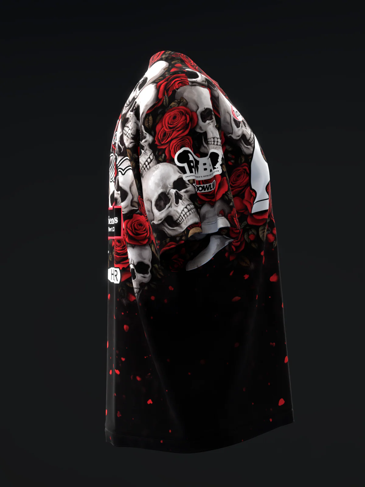 Mallory Clark 2026 - Skull Roses - Bowling Jersey - Image 4