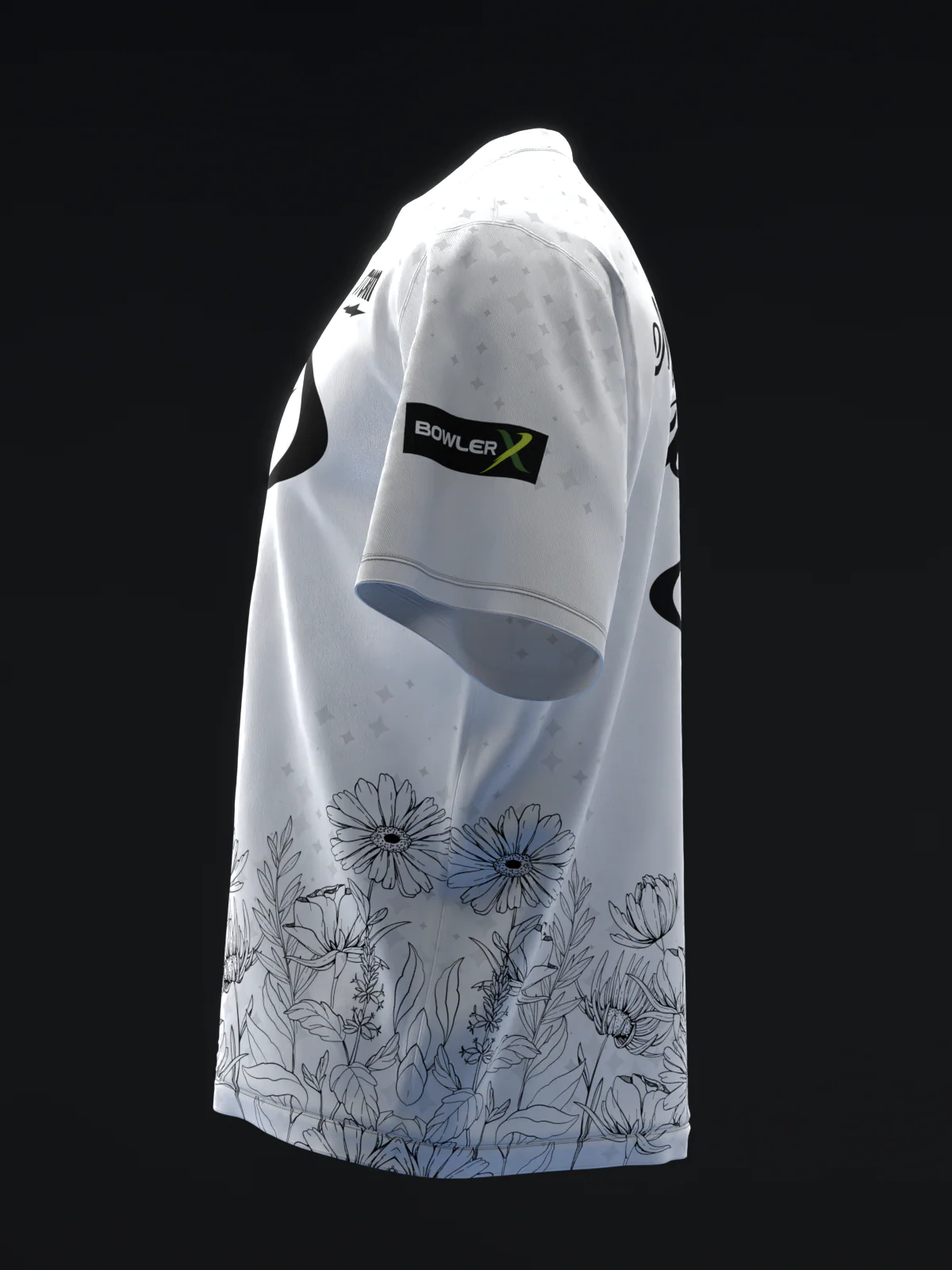 Maribeth Baker 2024 - Flowers And Stems - Bowling Jersey - Image 6