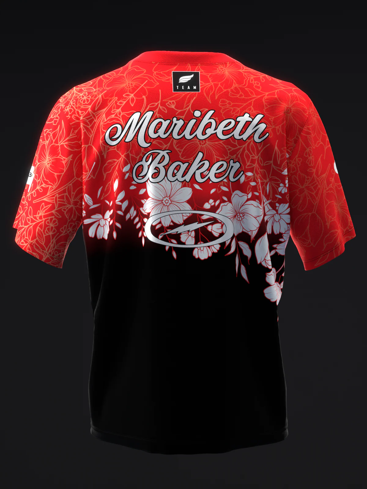 Maribeth Baker 2024 - Flowers Two - Bowling Jersey - Image 5