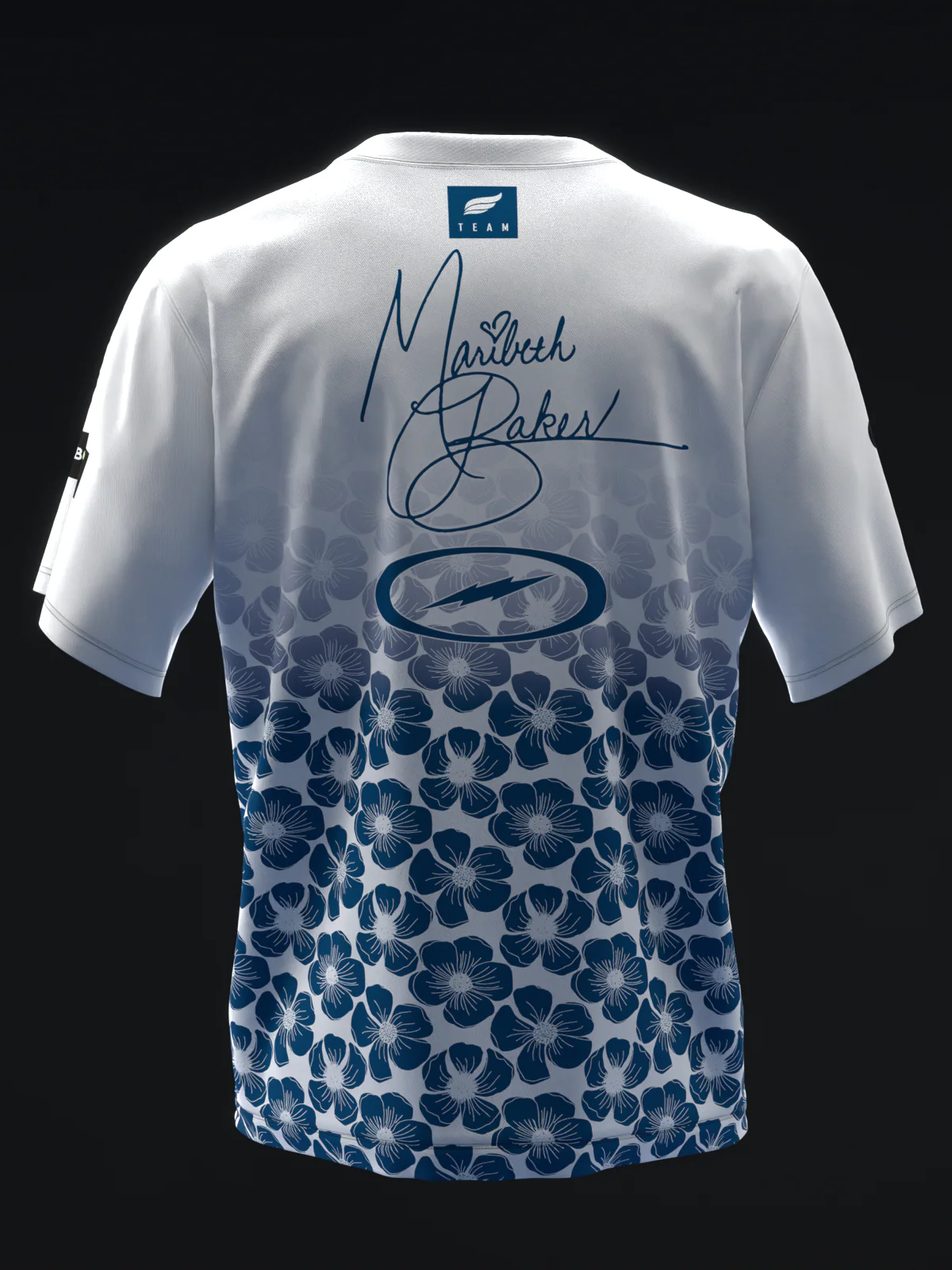 Maribeth Baker 2025 - Base Flowers - Bowling Jersey - Image 5
