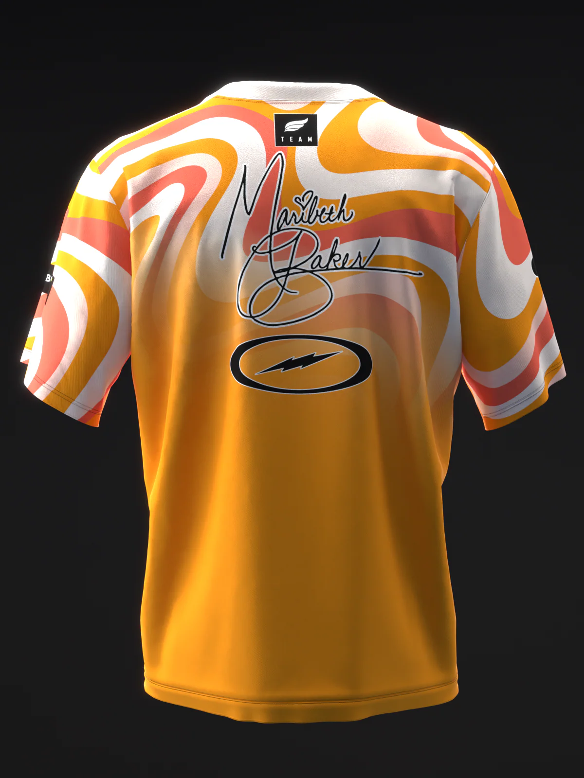 Maribeth Baker 2025 - Creamsicle - Bowling Jersey - Image 5