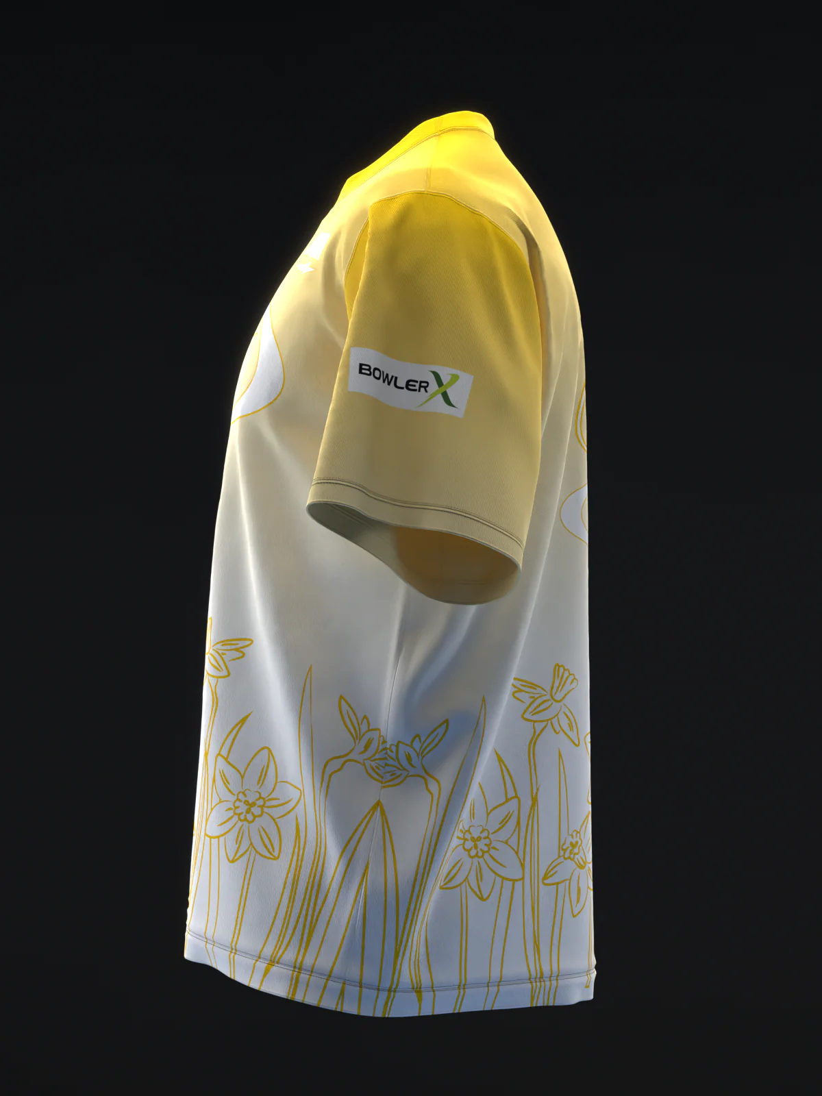 Maribeth Baker 2025 - Daffodil Sketch - Bowling Jersey - Image 6