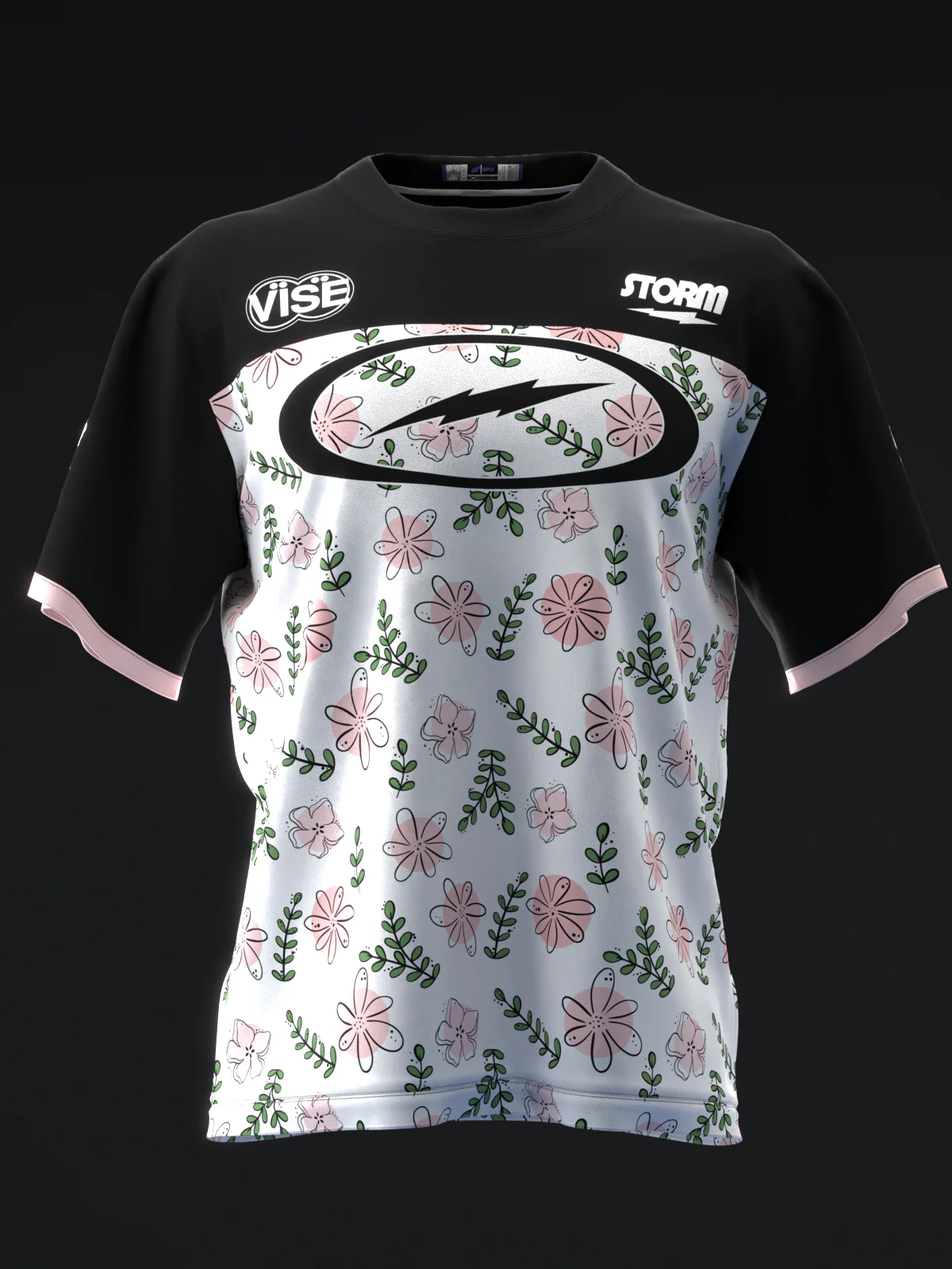 Maribeth Baker 2025 - Floral Pattern - Bowling Jersey - Image 2
