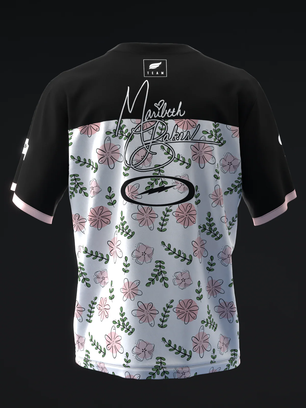 Maribeth Baker 2025 - Floral Pattern - Bowling Jersey - Image 5