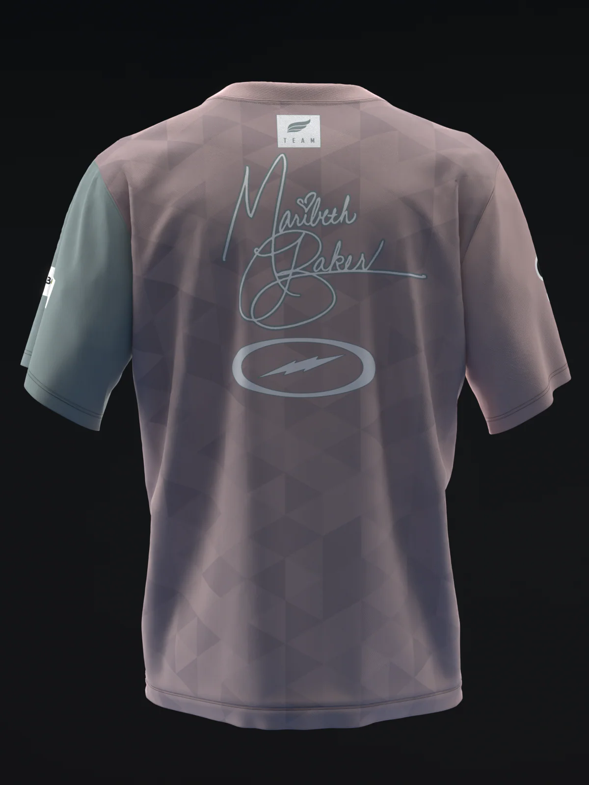Maribeth Baker 2025 - Geomauve - Bowling Jersey - Image 5