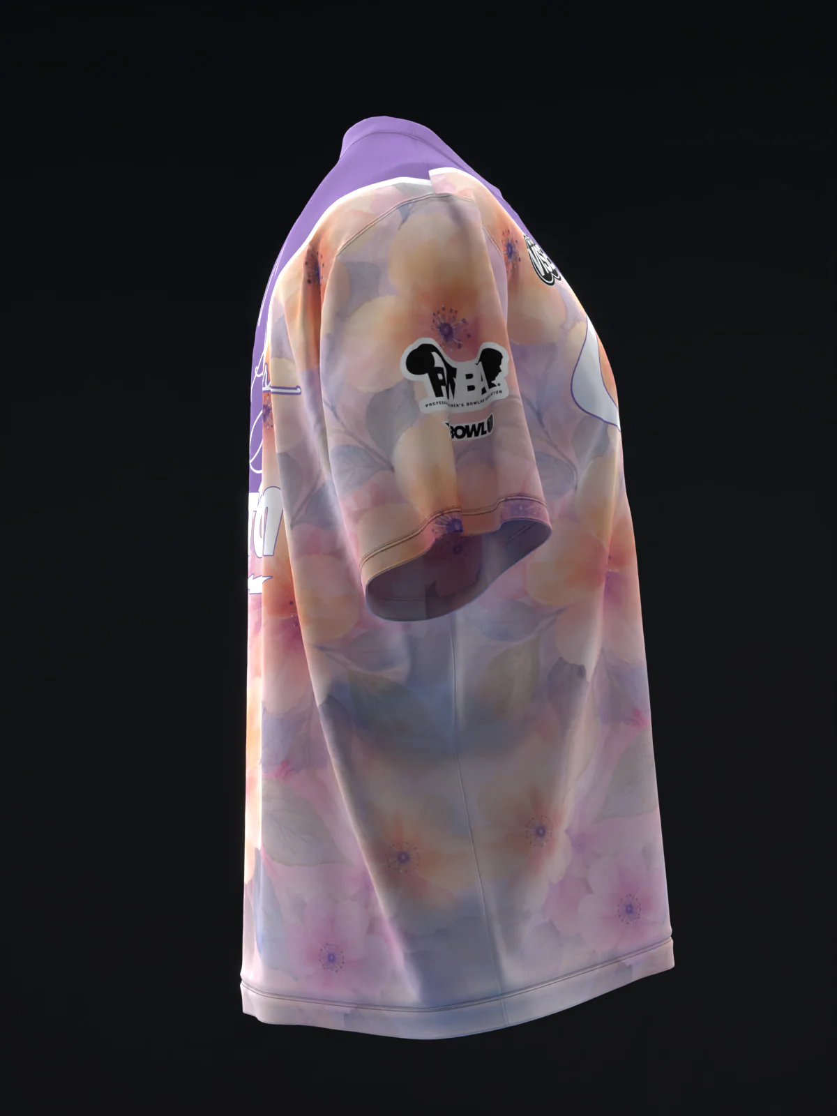 Maribeth Baker 2026 - Split Watercolor - Bowling Jersey - Image 4