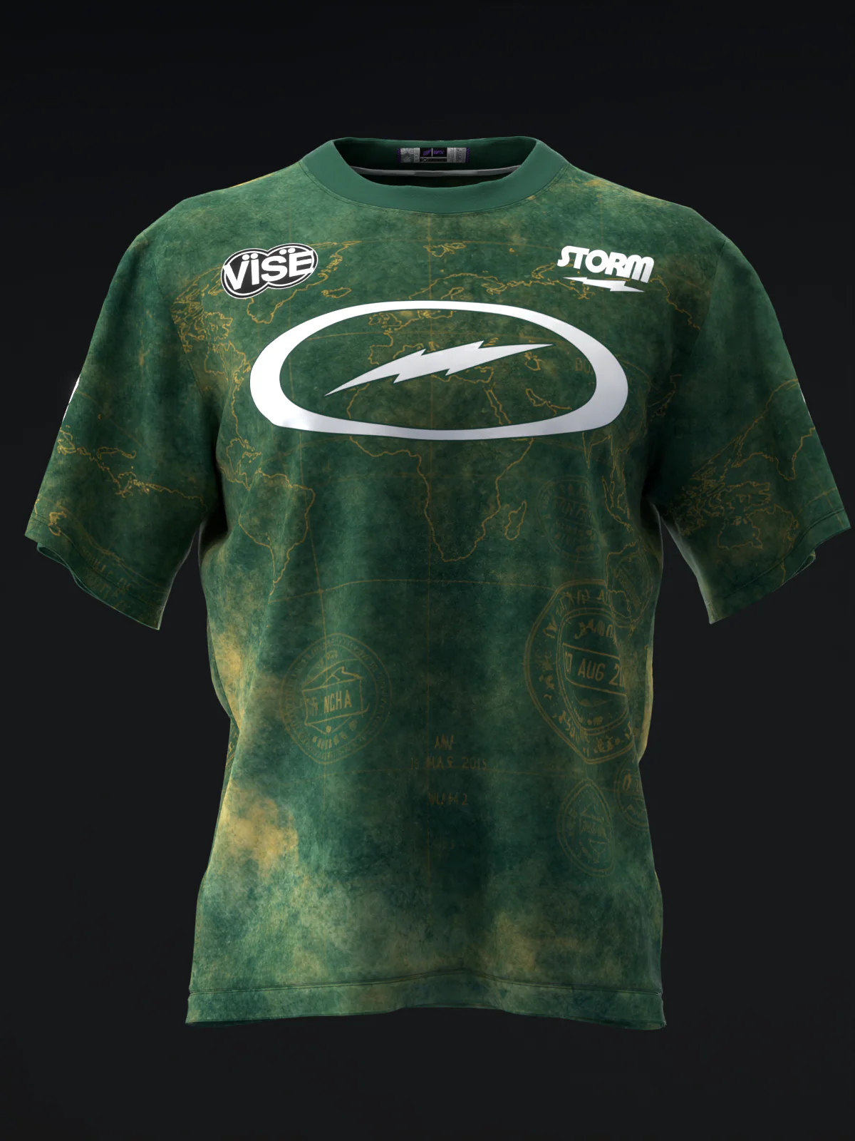 Maribeth Baker 2026 - Vintage Map - Bowling Jersey - Image 2