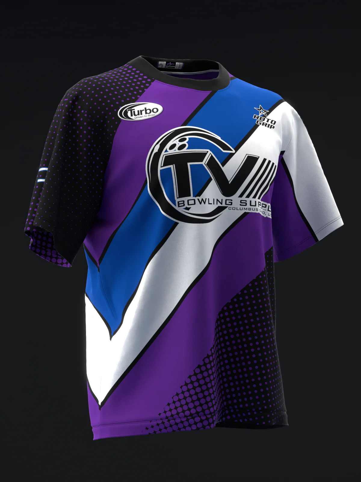 Michael Tang 2024 - Retro Stripes Evolution BPB - Bowling Jersey - Image 3