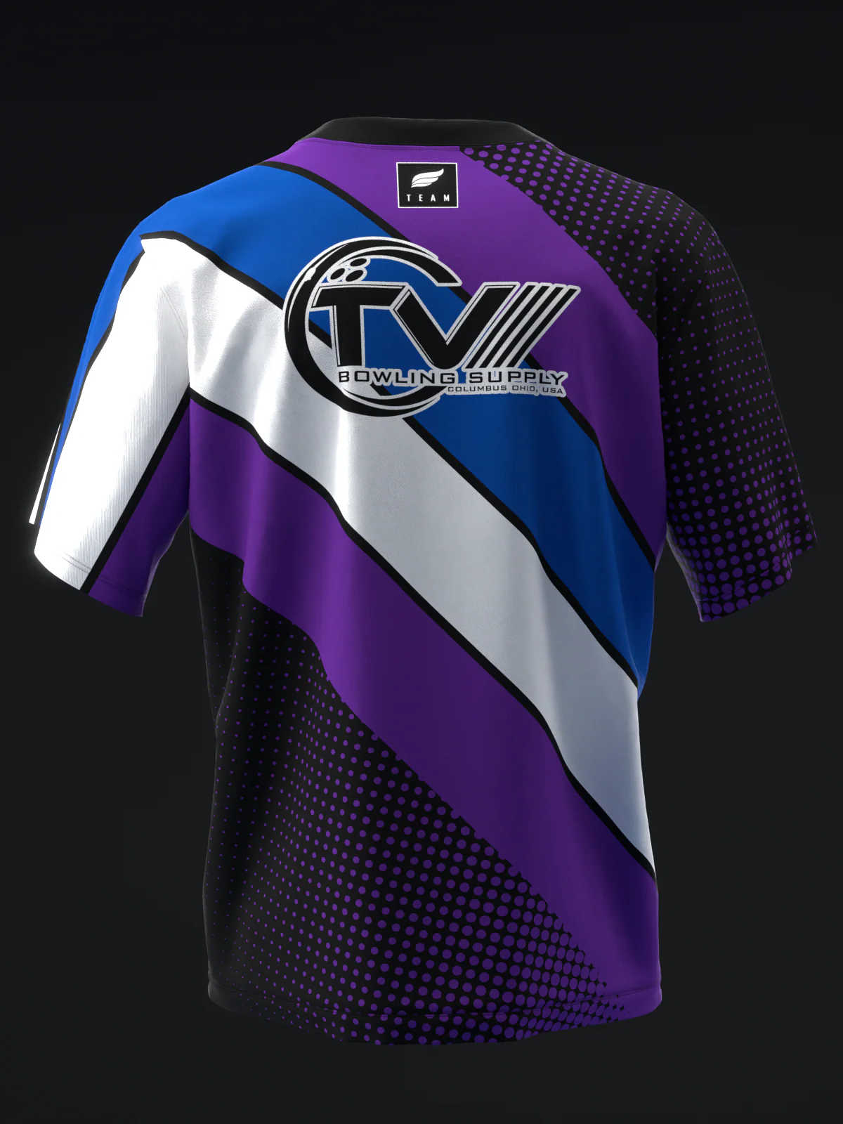 Michael Tang 2024 - Retro Stripes Evolution BPB - Bowling Jersey - Image 5
