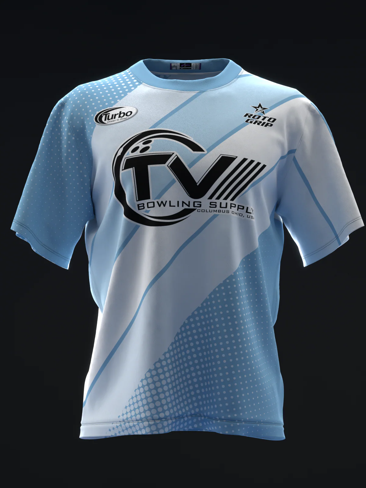 Michael Tang 2024 - Retro Stripes Evolution ICY - Bowling Jersey - Image 2