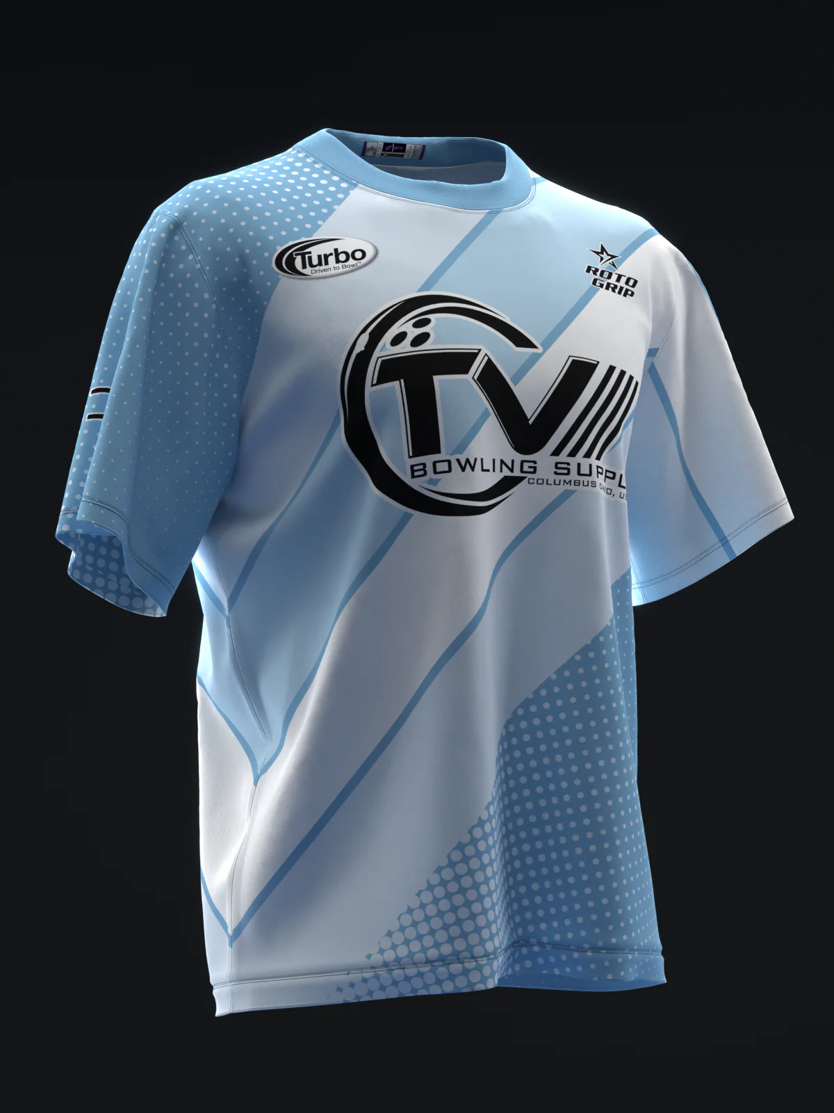 Michael Tang 2024 - Retro Stripes Evolution ICY - Bowling Jersey - Image 3