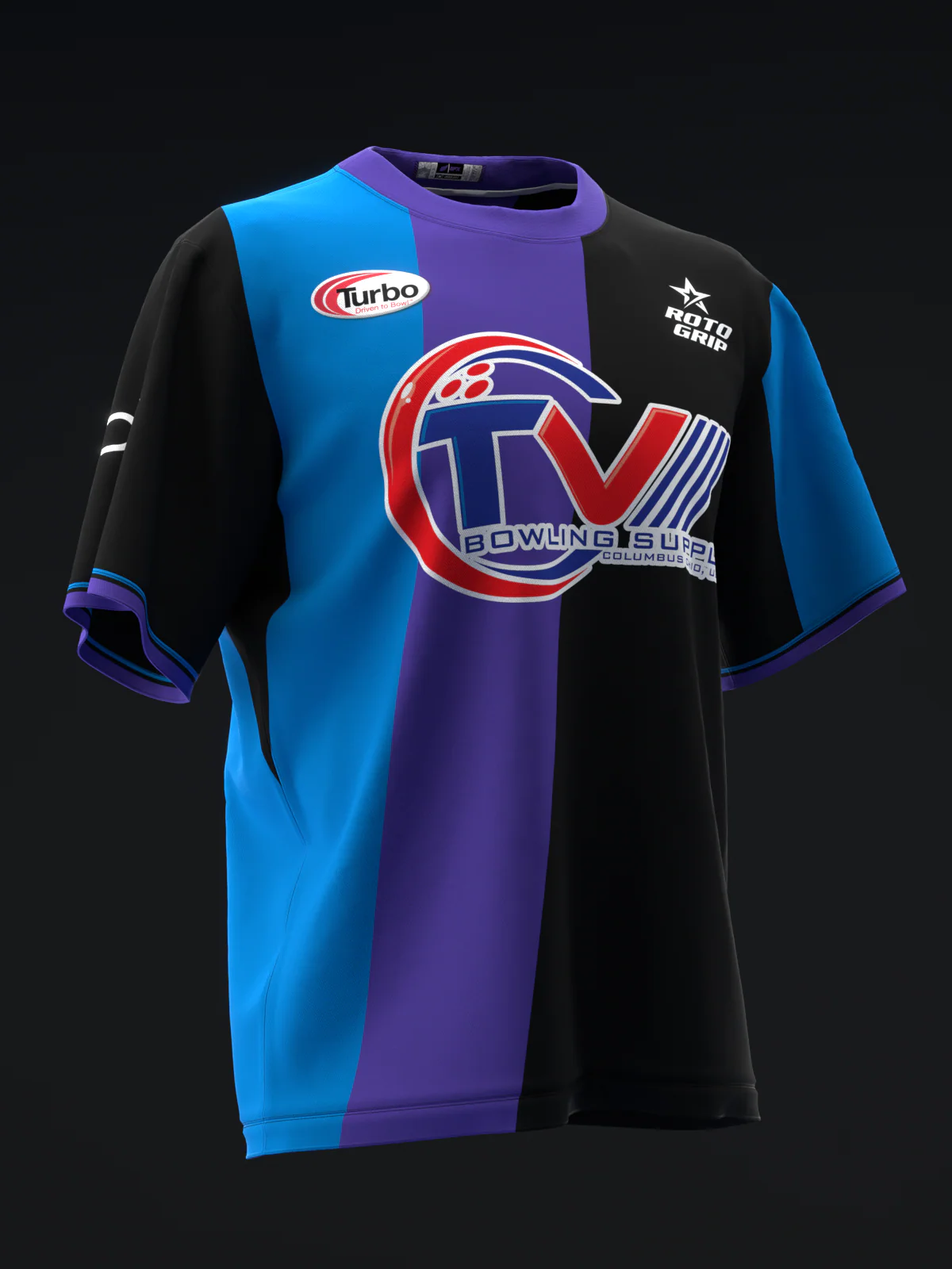 Michael Tang 2024 - Retro Stripes PBB - Bowling Jersey - Image 3