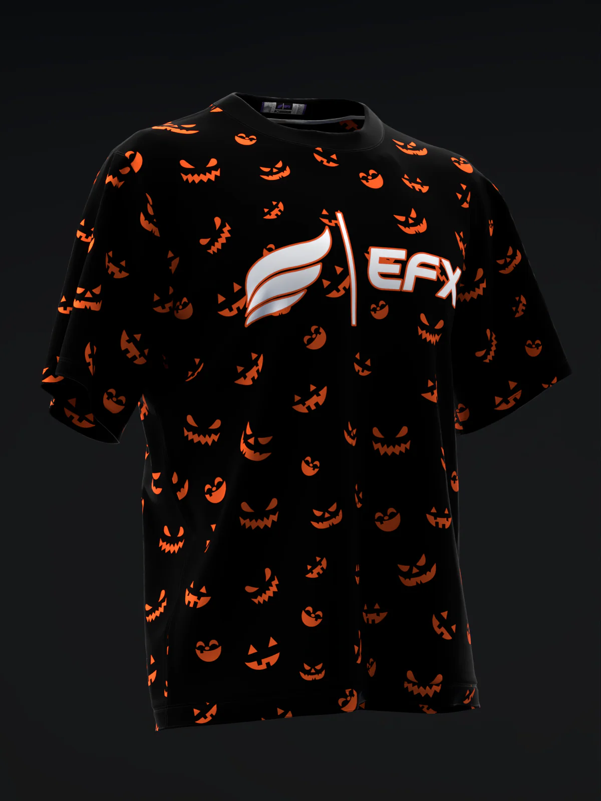 Midnight Jack - Black Orange - Bowling Jersey - Image 3